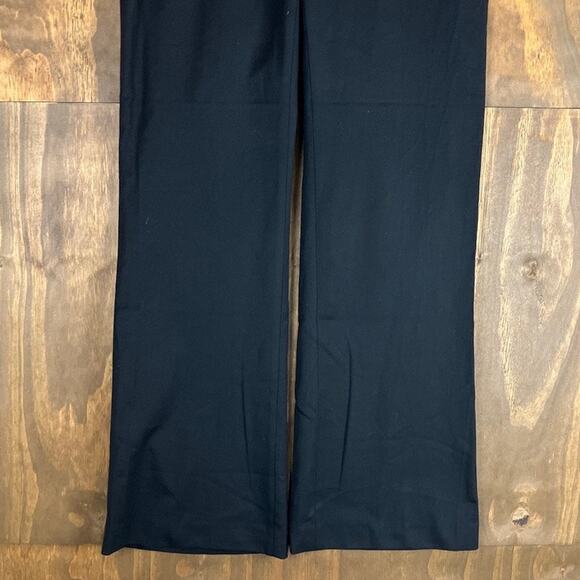 Banana Republic Womens Pants Black High Rise Jackson Fit Wool Blend Stretch 8 - Picture 3 of 12